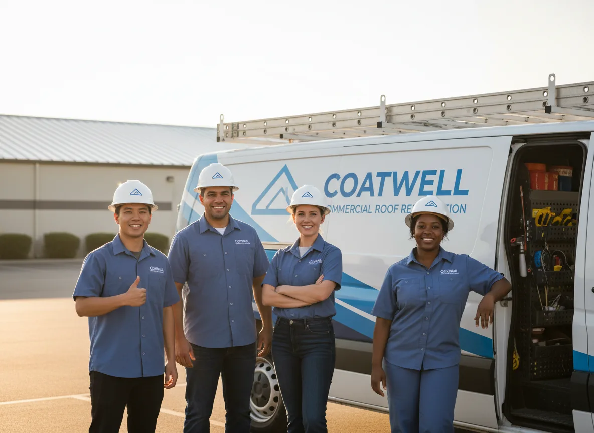 Commercial roof coating company in Ivanhoe, CA